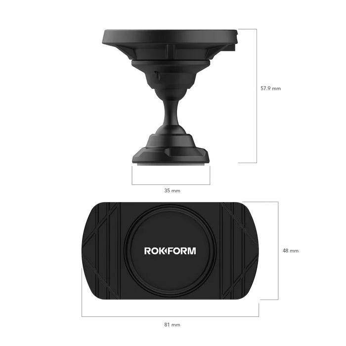 Rokform Wireless Dashboard Car Charger 15 Watt (Magsafe Compatible)