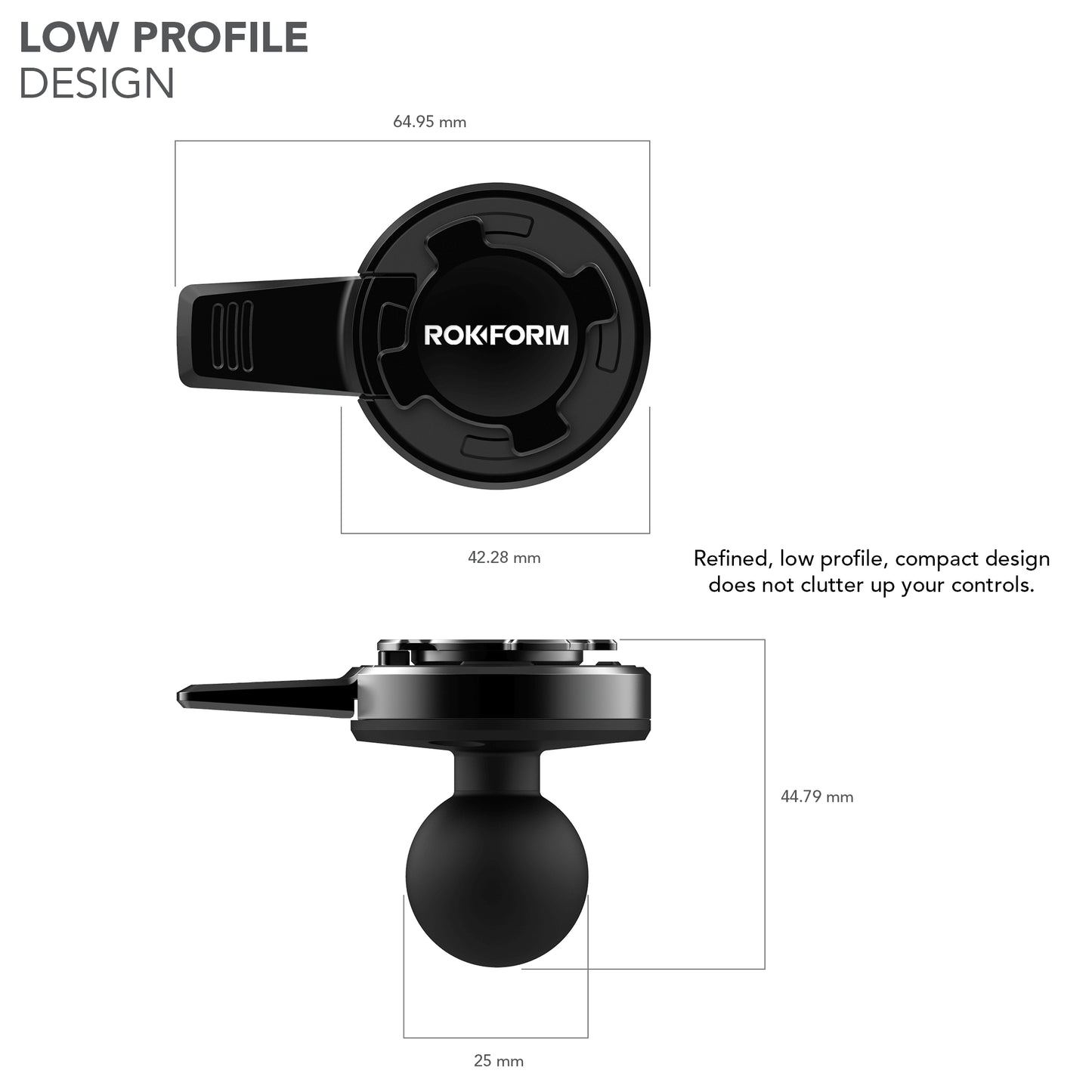 Rokform B-Kogel adapter (25mm)