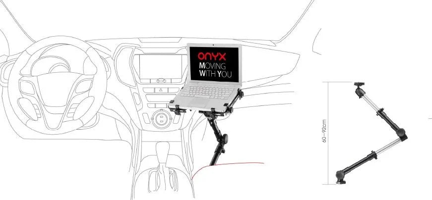 Universele auto-laptophouder A-100T