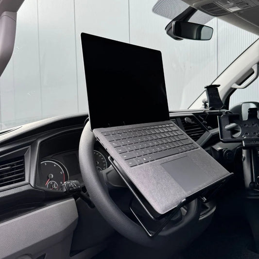 Emounts ExpressDesk autolaptophouder voor op het stuur