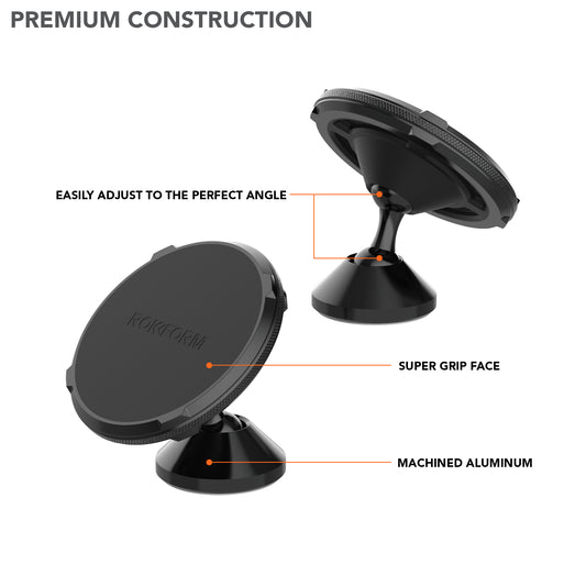 Rokform MagSafe Aluminum Swivel Dash Mount