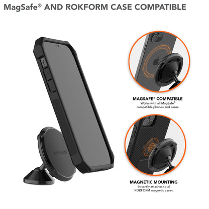 Rokform MagSafe Aluminum Swivel Dash Mount